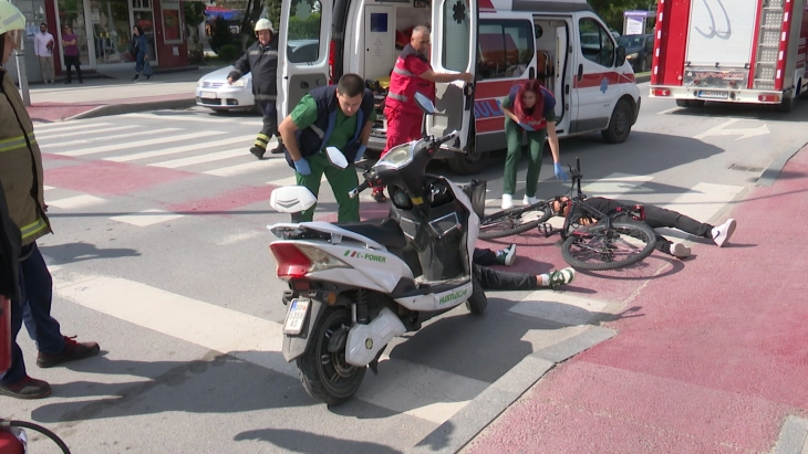 Во Прилеп симулација на сообраќајна несреќа