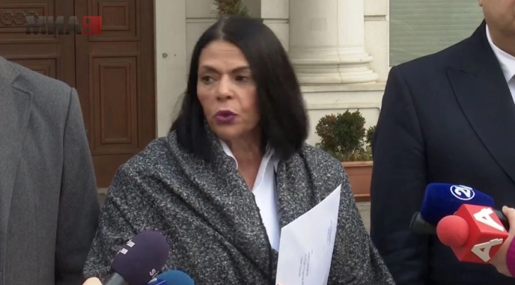 Бендевска: За ЗНАМ е неприфатливо да седи во иста Влада со субјект кој се договара со ДУИ