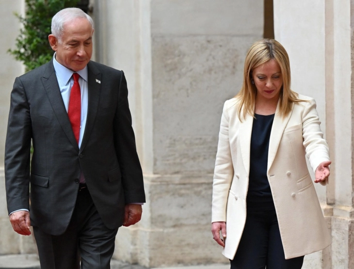 Мелони: Нетанјаху мора да го почитува меѓународното право