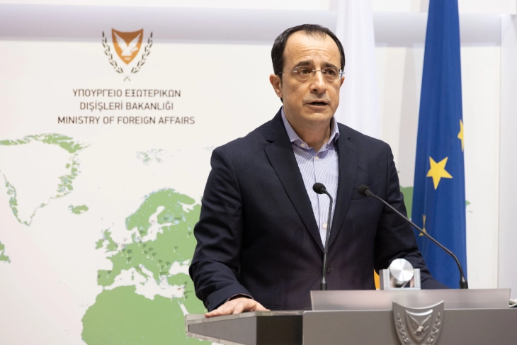 Христодулидис: Личната пратеничка на генералниот секретар на ОН за кипарското прашање по 20 мај ќе ја посети Никозија