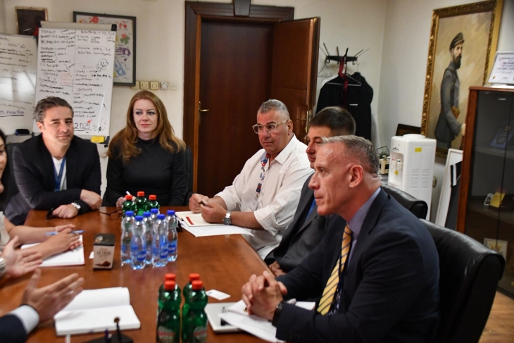 Ѓорѓиевски на средба со шефот на Одделот за сигурност и поддршка на заедниците при Мисијата на ОБСЕ, Едвард Андерсон