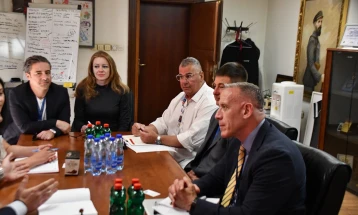 Ѓорѓиевски на средба со шефот на Одделот за сигурност и поддршка на заедниците при Мисијата на ОБСЕ, Едвард Андерсон