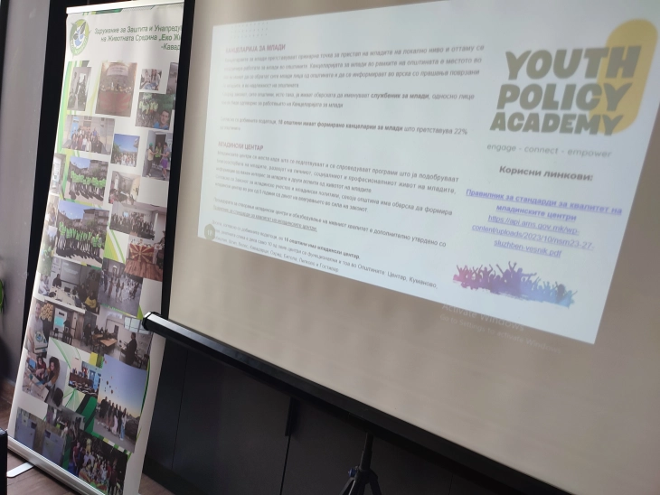 Во Кавадарци се реализира европски проект за поголема вклученост на младите во демократскиот живот