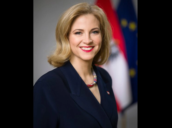 Austrian FM Meinl-Reisinger to visit Skopje on Friday