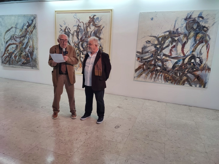 Во МАНУ отворена изложба на дела од Владимир Темков инспирирани од „Свети Трифун“