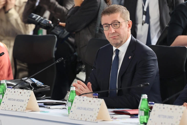 Мицкоски: Присуството на Самитот во Тирана е потврда за нашата заложба за активно учество во европските процеси