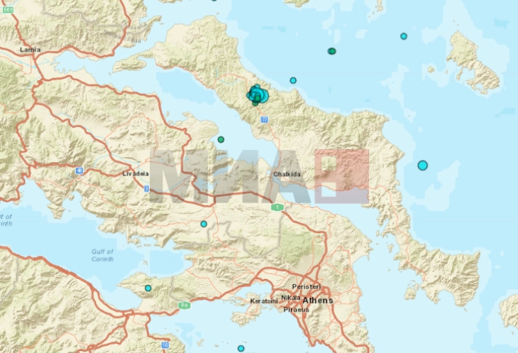 Низа земјотреси на грчкиот остров Евија - најсилниот 4,5 степени