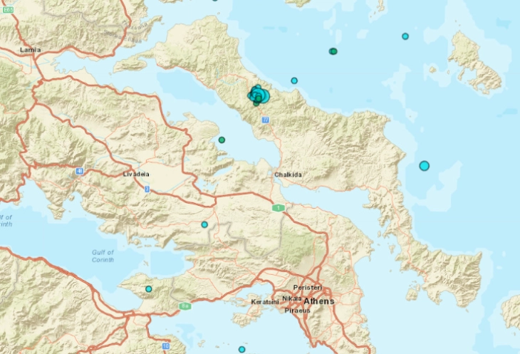 Një sërë tërmetesh në ishullin grek Evia - më i fuqishmi 4,5 ballë