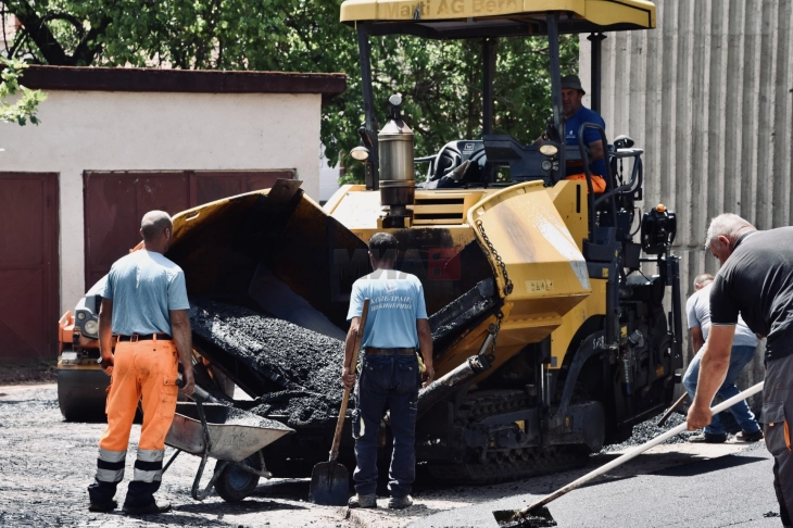 Штипската улица „Сане Ѓоргиев“ со нова подземна инфраструктура и асфалтирана