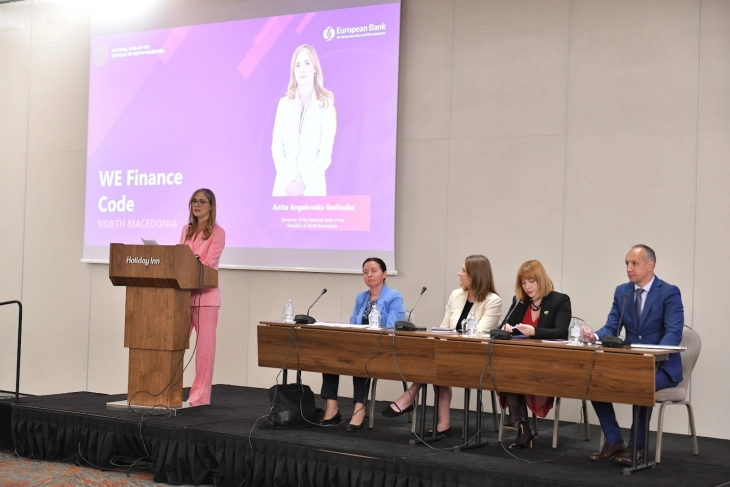 Ангеловска-Бежоска ја промовира иницијативата за подобар пристап до финансии за жените претприемачи и до податоците подготвени првпат во земјава заедно со ЕБРД