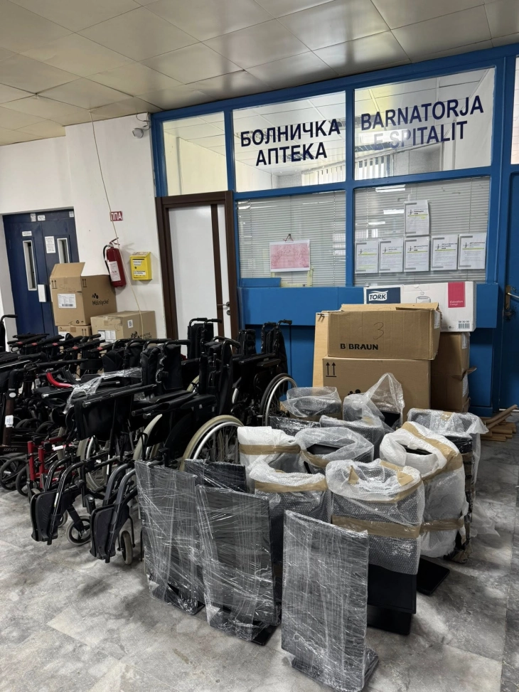 Струшка нефрологија доби донација од медицинска опрема и помагала од здружението LetzCare