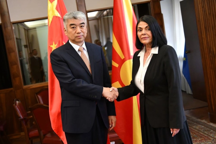 Бендевска – Џоу: Односите со Кина се базираат на меѓусебна почит и заемна поддршка