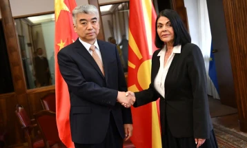 Бендевска – Џоу: Односите со Кина се базираат на меѓусебна почит и заемна поддршка