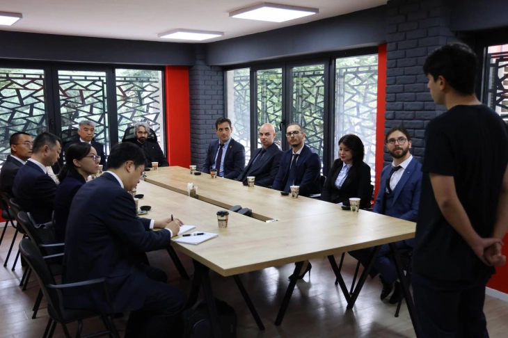 Делегацијата на Комунистичката партија на Кина во посета на работните тела на Левица