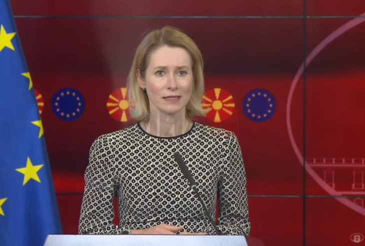 Kallas: Më mirë se kushdo tjetër e dini se rruga drejt BE-së nuk është e lehtë, por qëndroni në të, Unioni është me ju