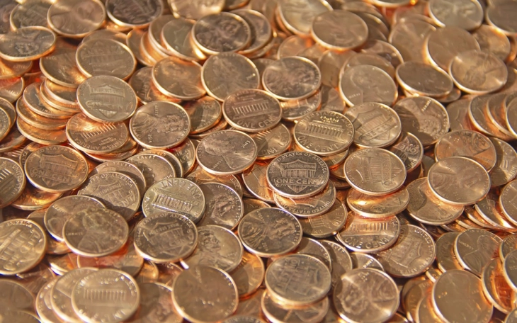 САД повеќе нема да кова монетите од еден цент