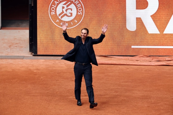 'Fab four' reunited at Roland Garros as Rafael Nadal is honoured