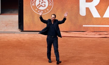 'Fab four' reunited at Roland Garros as Rafael Nadal is honoured