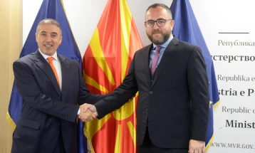 Средба на министерот Тошковски со амбасадорот на Катар, Рашид Бин Саид Ал-Кајарин