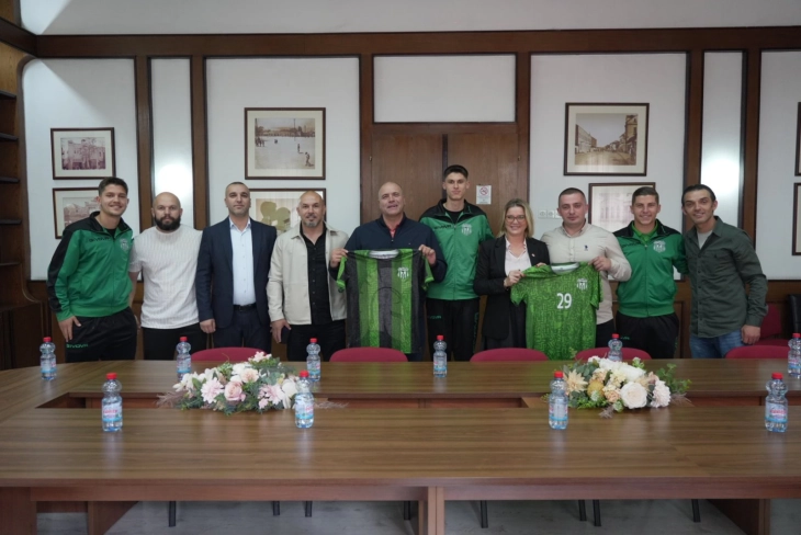 Димитриевски организираше прием за претставници од ФК „Башкими 1947”– Куманово