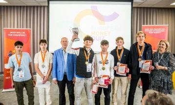 Македонскиот тим  вицешампиони на финалето на Европскиот квиз за пари за 2025 година