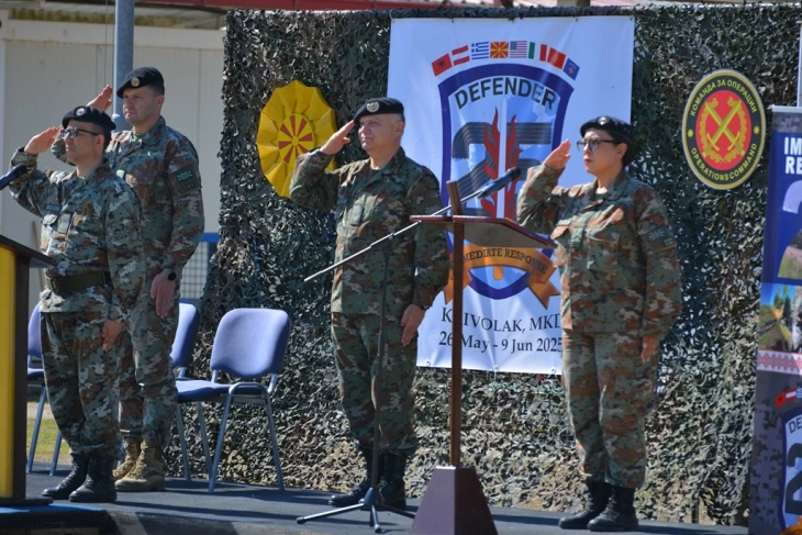 Hapje solemne e stërviitjes më të madhe ushtarake në vend 