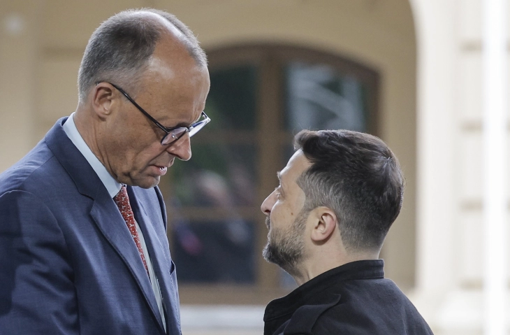 Зеленски во Берлин на средба со германскиот канцелар Мерц