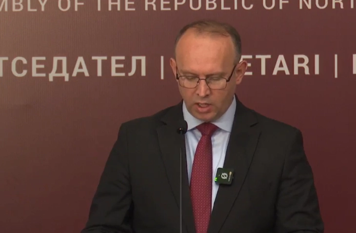 Претседателот на Собранието го презентира сработеното во првата година од мандатот (во живо)