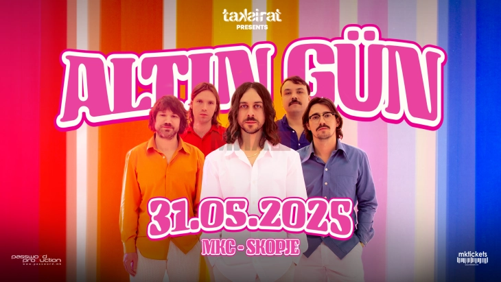 Настап на холандско-турскиот етно-рок состав „Алтан ѓун“ утре во МКЦ