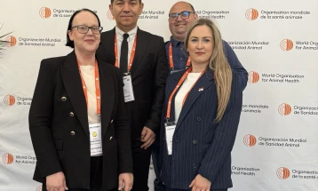 Директорот на АХВ делегат на Генералното Собрание на Светската организација за здравствена заштита на животните во Париз