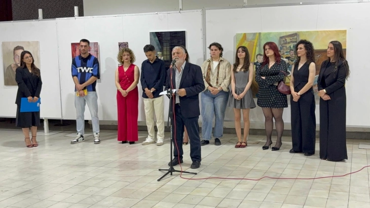 Hapet ekspozita vjetore e studentëve të Fakultetit të arteve të Universitetit të Tetovës