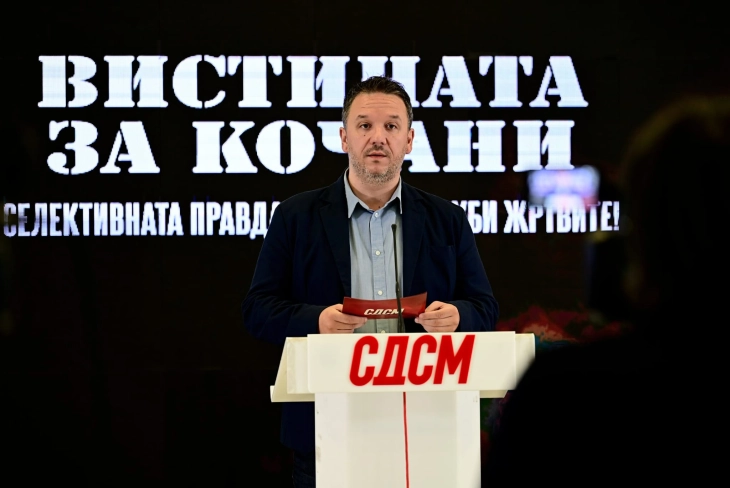 Костовски: Се додека нема правда за жртвите на пожарот во Пулс, СДСМ нема да запре со „Вистината за Кочани“