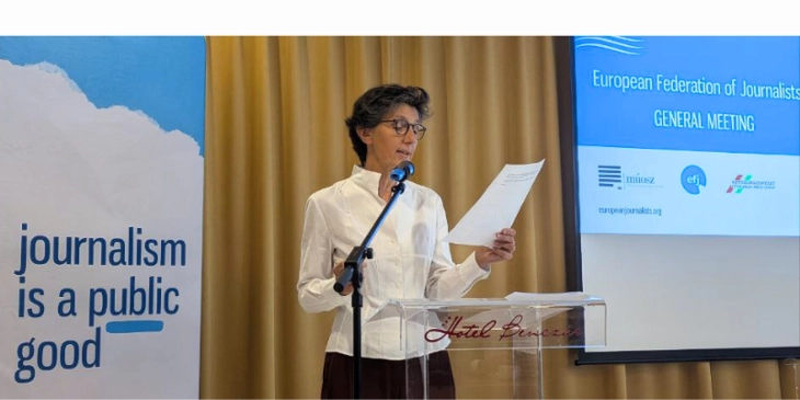 Север реизбрана за претседателка на Европската федерација на новинари