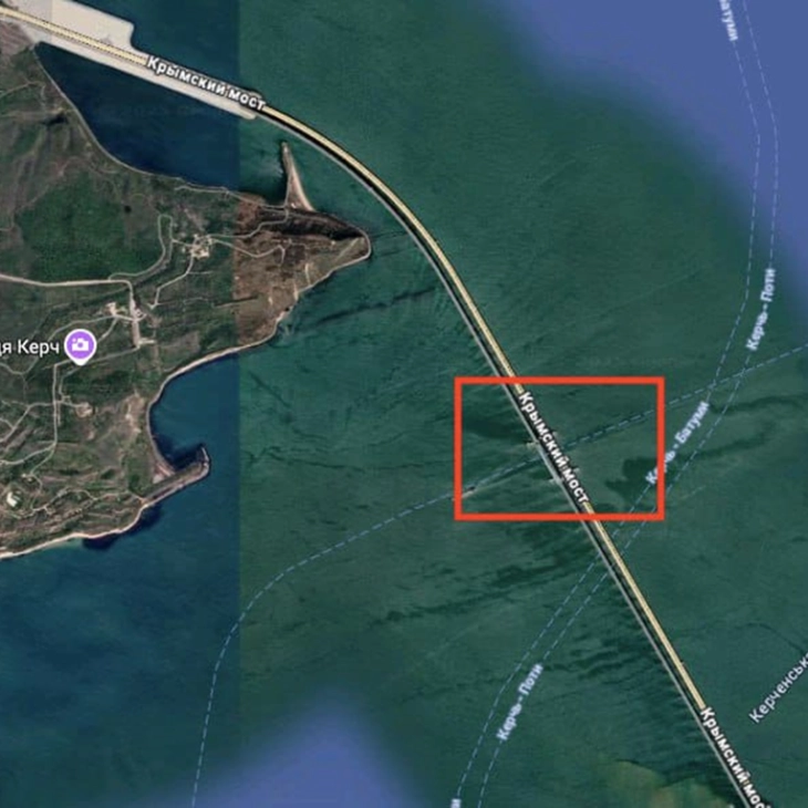 Ukrainian secret service says it targeted pillar of key Crimea bridge