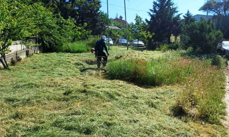 Чисто, безбедно и уредно – акција за расчистување и уредување на кругот на Општата болница во Кочани
