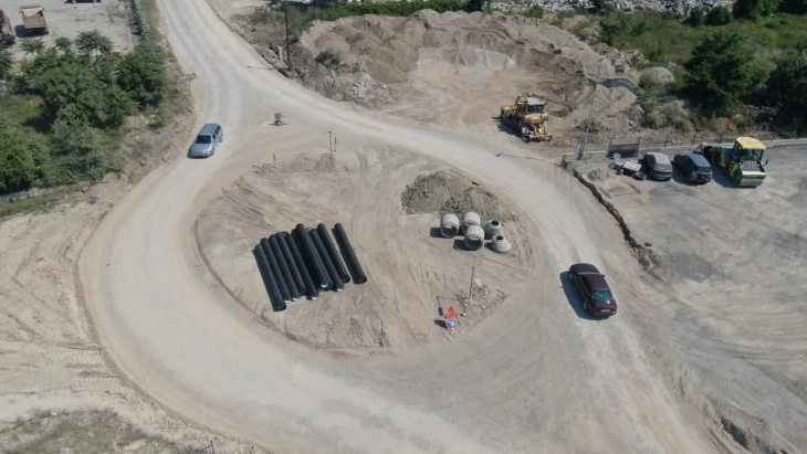 Нов кружен тек се гради на регионалниот пат Кавадарци - Росоман