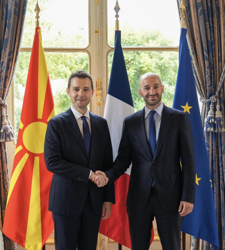 FM Mucunski meets France’s Minister Delegate for Europe, Haddad 