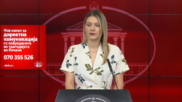 Government opens new communication channel for injured in Kochani tragedy