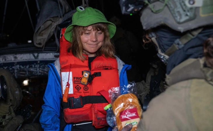 Израел ги уапси активистите од едрилицата „Медлин“, вклучувајќи ја и Грета Тунберг