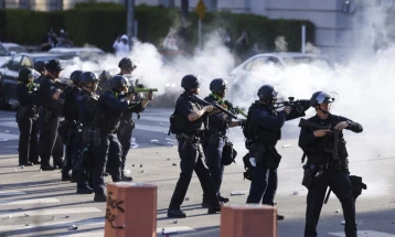 National Guard troops deployed in LA amid standoff with Trump