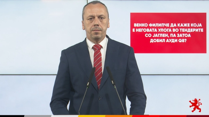 Петрушевски: Венко Филипче да каже која е неговата улога во тендерите со јаглен, па затоа добил ауди Q8?