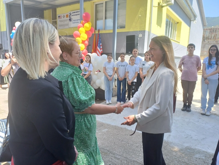 Me mbështetjen e SHBA-së është rikonstruktuar Sh.F “Goce Dellçev” në Piravë të Vallandovës