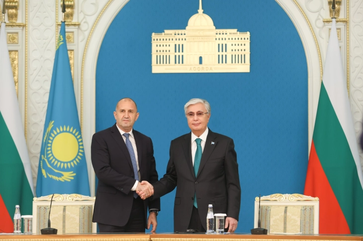 Потенцијалот помеѓу Бугарија и Казахстан е огромен, изјави претседателот Румен Радев во Астана