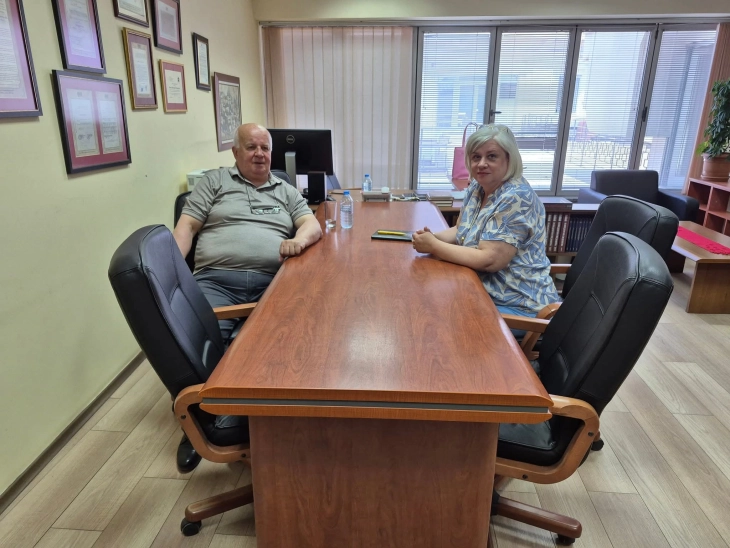 Претседателот на СМИР, Пајкоски, на средба со Котлар, директорка на Државниот архив