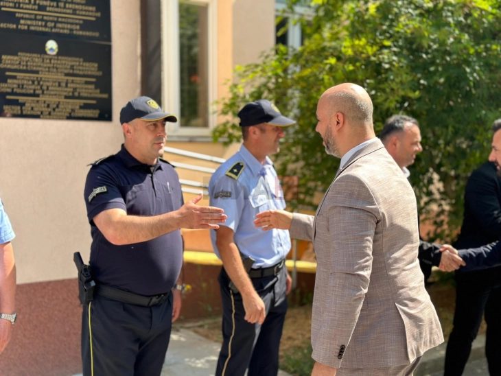 Vizitë e Zëvendësministrit Iseni në SPB Kumanovë dhe Njësinë policore Mateç