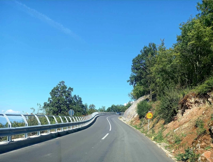 СДСМ:  Проектот за реконструкција на патниот правец во охридскиот регион е започнат од СДСМ во август 2023 година