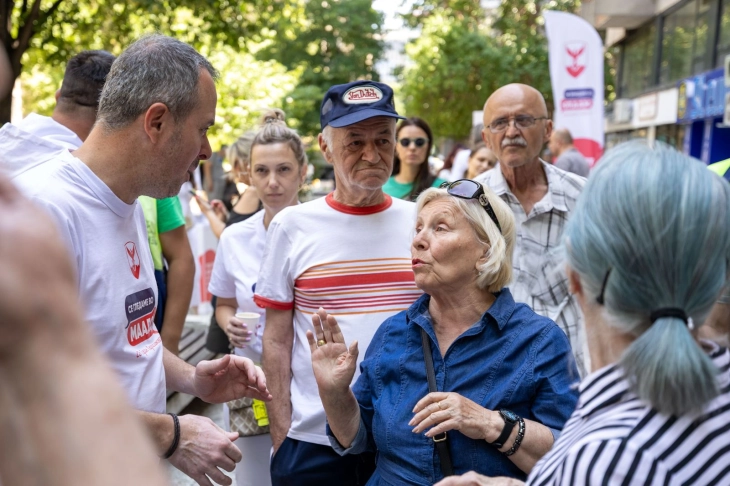 Герасимовски: Центарци го поддржуваат пилот проектот за затворање на Дебар маало за возила за викенди