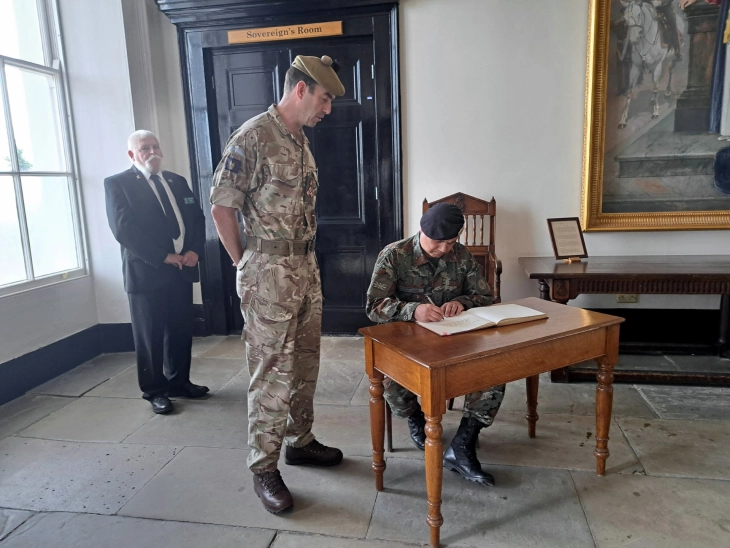 Lafchiski visits Royal Military Academy Sandhurst