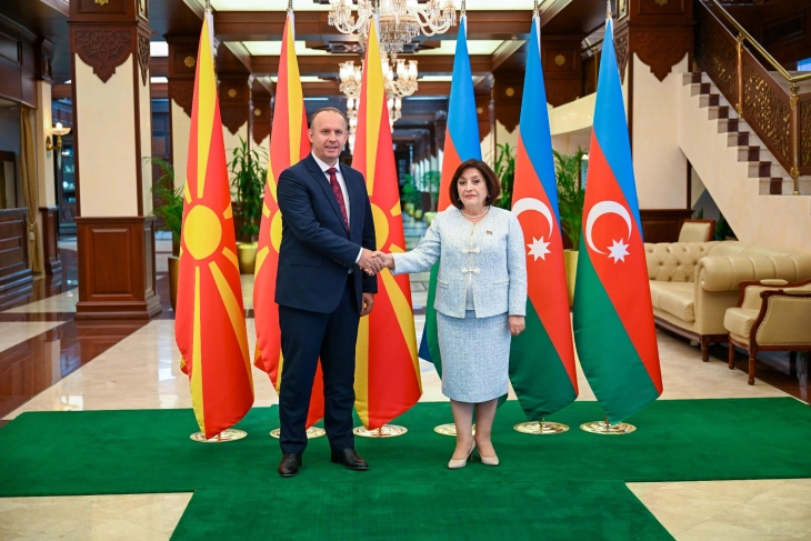Gashi meets Azerbaijani Parliament Speaker Gafarova