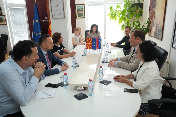 Висока делегација од Словенија  во посета на Крива Паланка